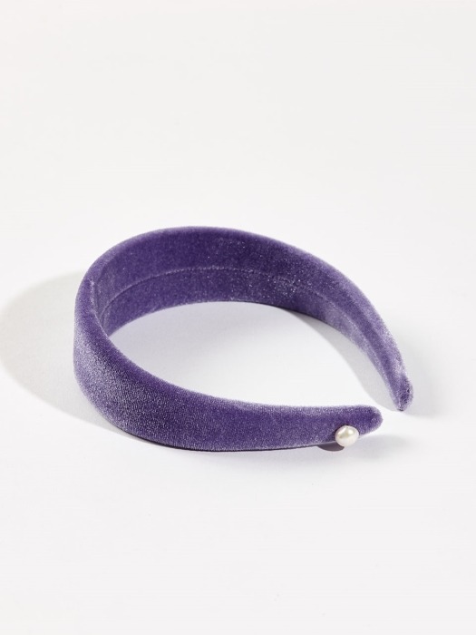 Lavender Purple Velvet Headband