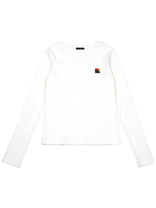 Block Logo Sleeve_White