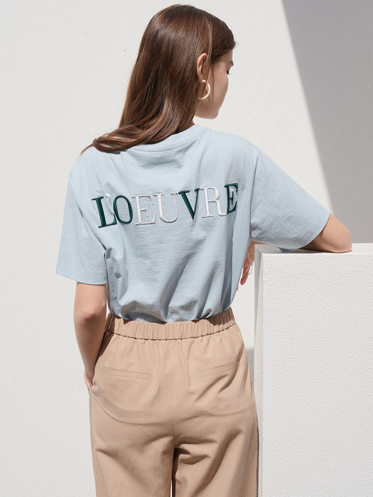 Love embroidery T-shirt SW0ME019_3color