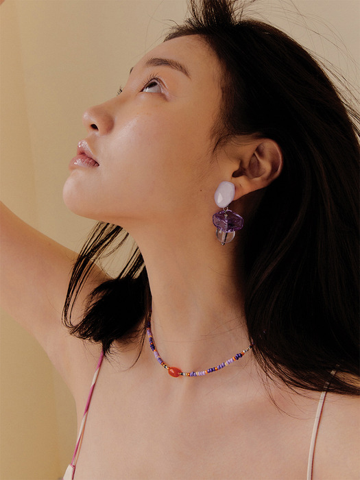 Shape of Purple Necklace