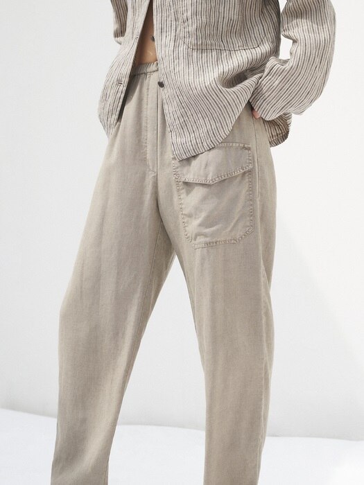 new point pocket baggy pants