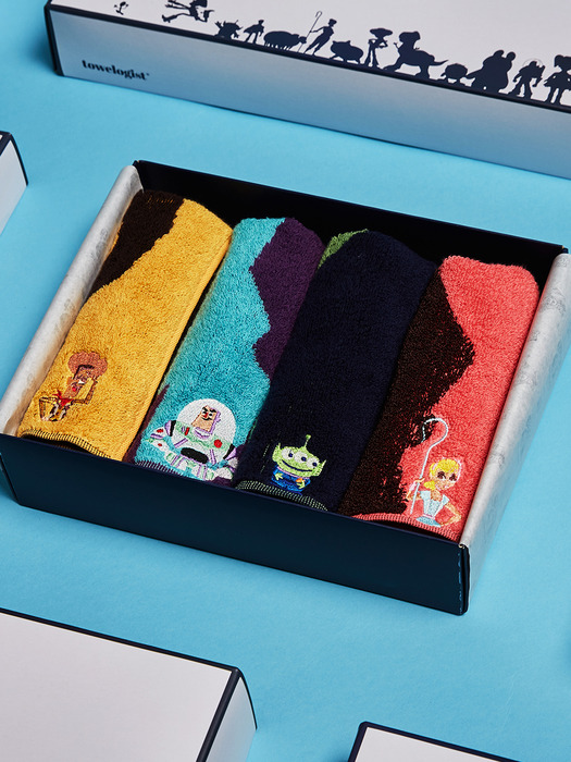 (TOY STORY) Cozy hand towel set, 34x34cm