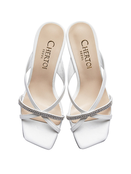 Stella Sandal heels White