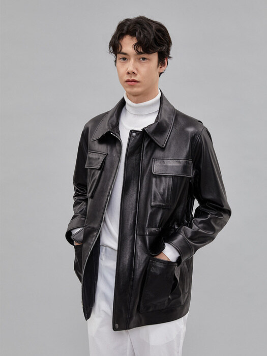 Trieste Safari Leather Jacket