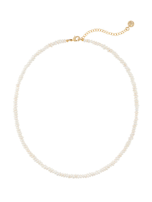 Orsel slim pearl necklace_NZ1098