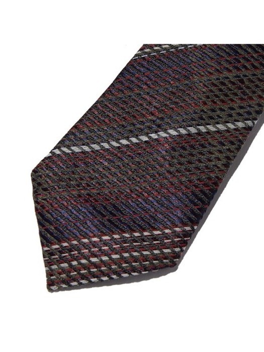 cross check pattern tie_CAAIX19526WIX