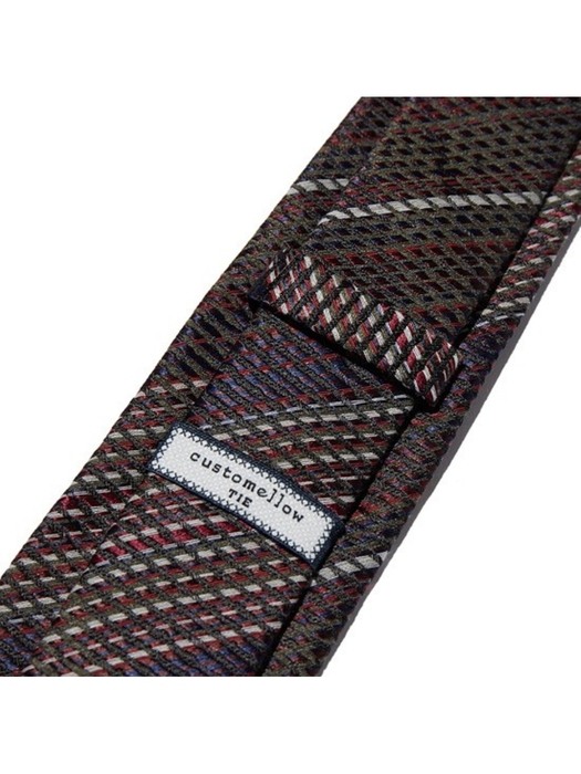 cross check pattern tie_CAAIX19526WIX