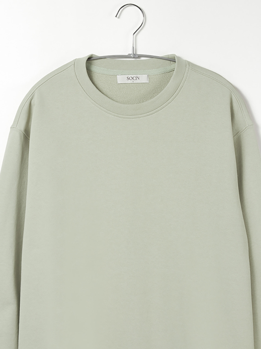 Cosy Cotton Sweatshirt (Light Green)