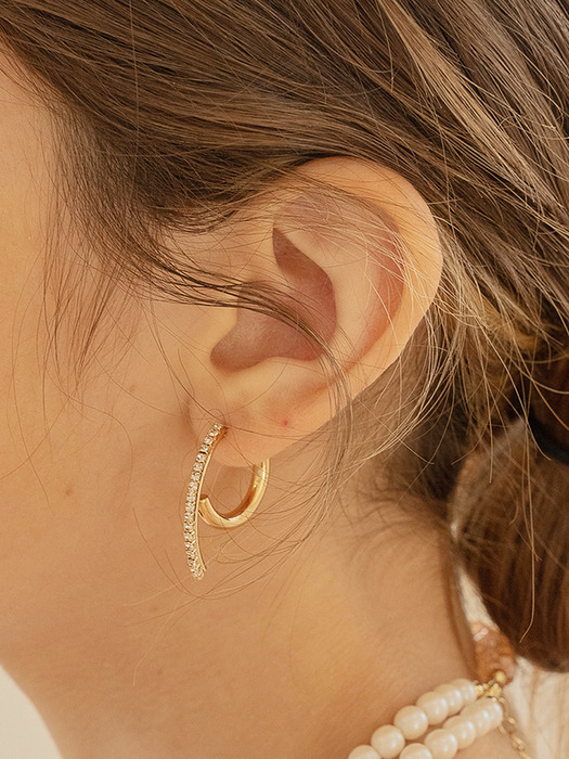 Nine earrings