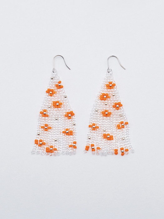 Orange Bloom Earrings