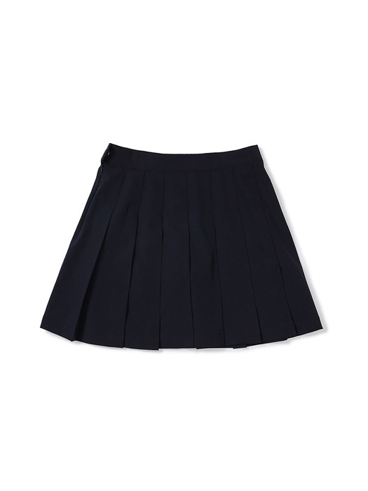 New Pleated Skirt Navy