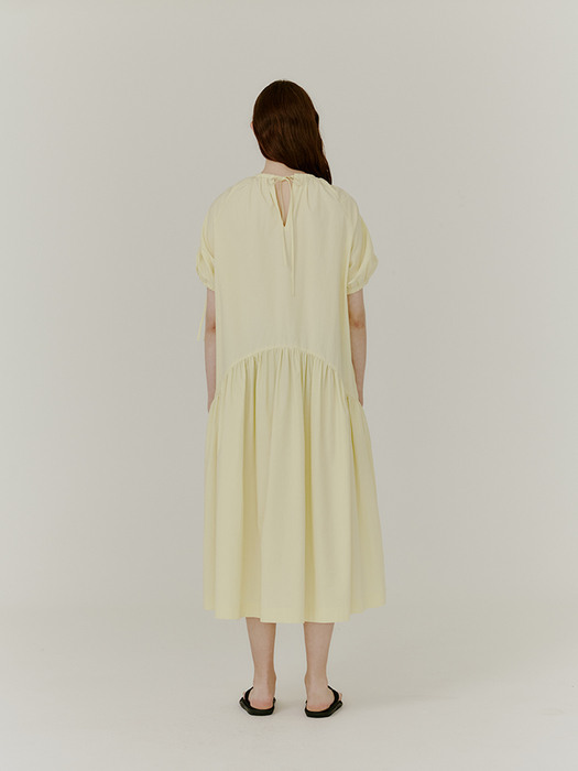 Belle Lucing Dress - Lemon Cotton