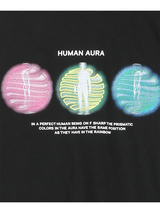 human aura t-shirt_black
