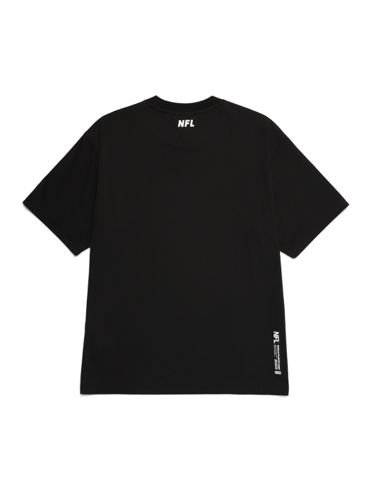 F212UTS331 베이직 타이포 숏 슬리브 티셔츠 BLACK