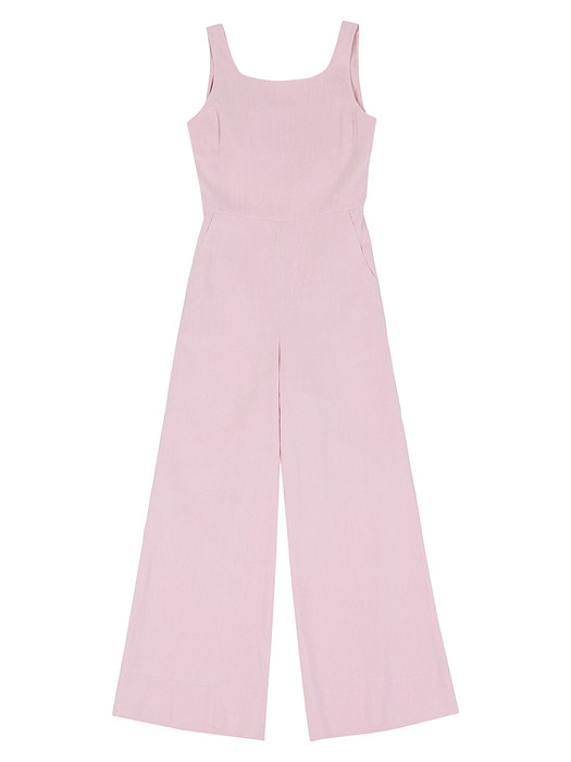 Ribbon Jumpsuit (Cameo pink)