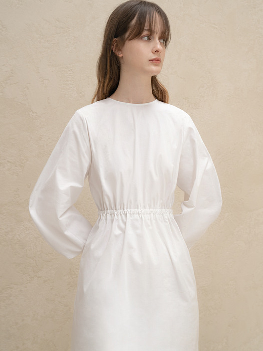 Open-Back Dress - White
