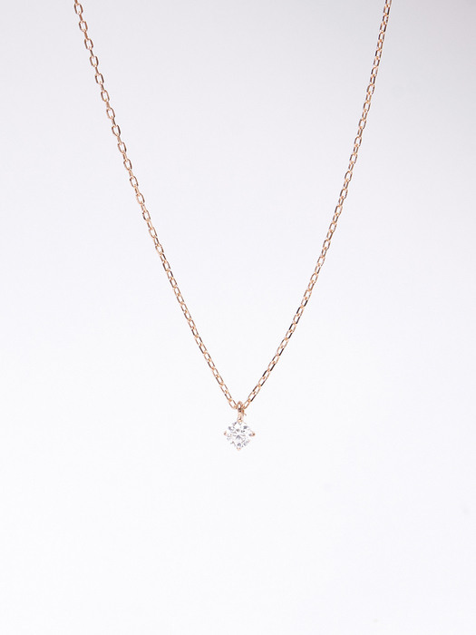 brilliant classic necklace(Moissanite)