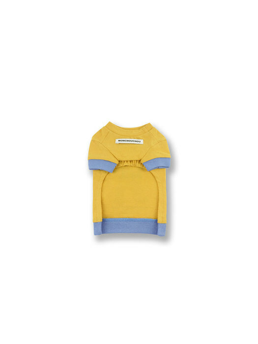 TEN YEARS YOUNG DOG Sleeve Tee Yellow