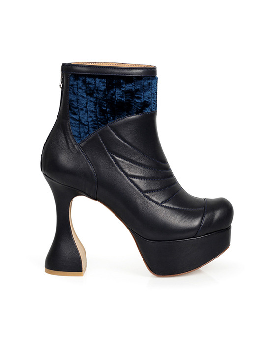 LUNA Ankle Boots - Navy