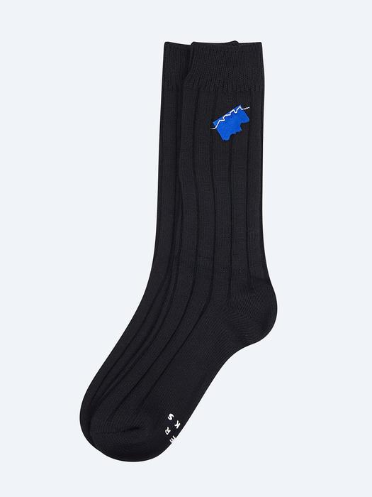 Buckingham socks Noir