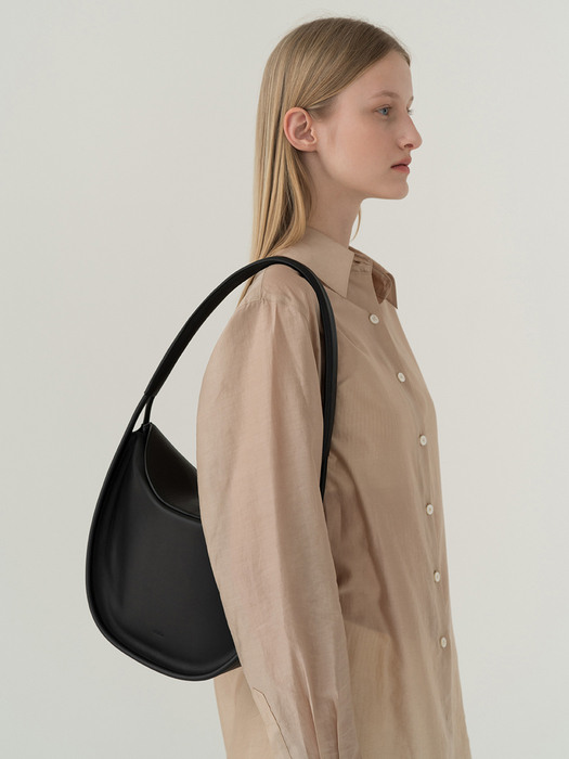 레멜]FLAT HOBO LARGE BLACK
