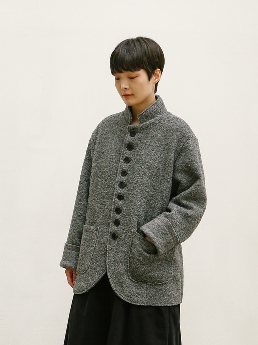 UNISEX_Wool_Terry_Cardigan_gy