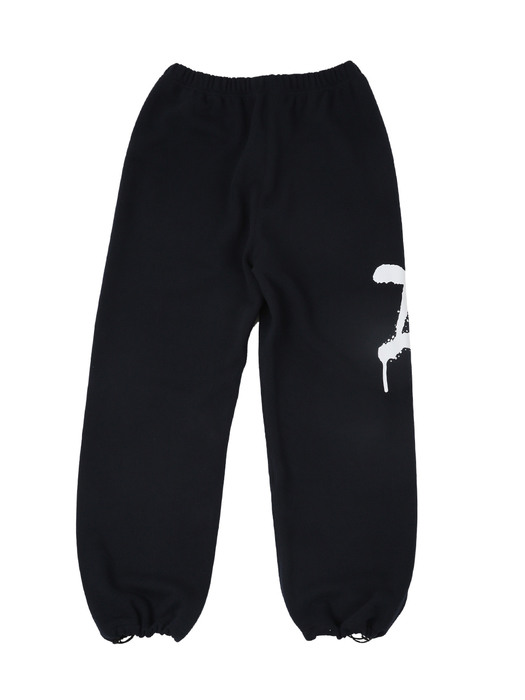 GRAFFITI SWEAT PANTS_NAVY