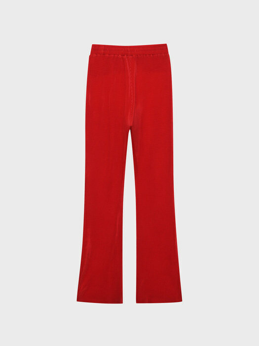 Pleats Pants - Red