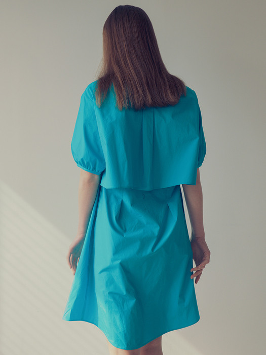 illus dress (turquoise blue)