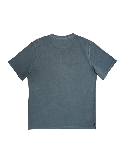 supima cotton sweat t-shirt - blue