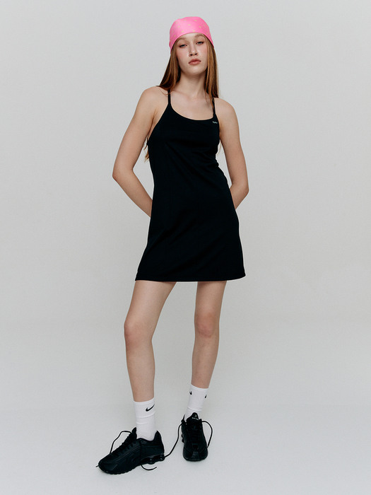 QDRY Tennis Dress Black