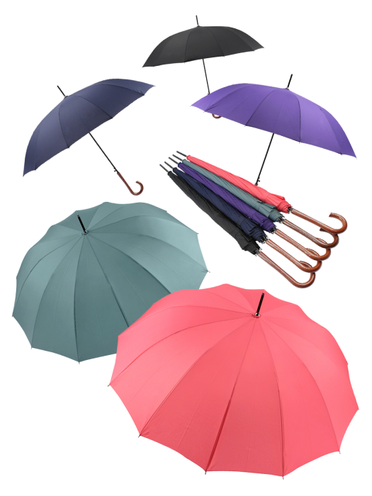 1+1 자외선 차단 솔리드 자동 장우산