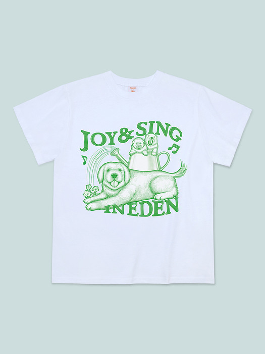 JOY&SING T-SHIRTS / GREEN 반팔티
