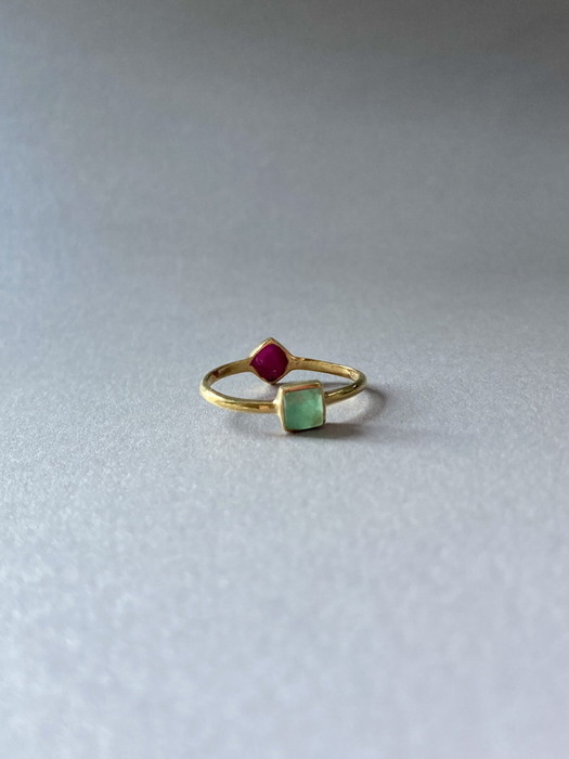 persona ring emerald x ruby