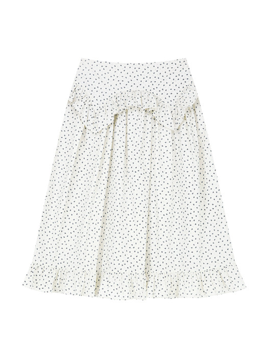 FLORAL CORSET SKIRT (IVORY)
