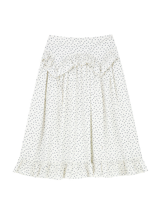 FLORAL CORSET SKIRT (IVORY)