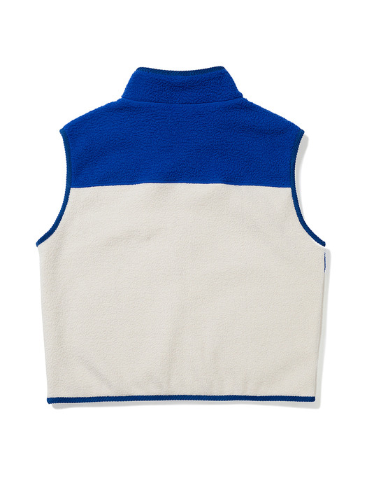 Boa Fleece Vest (Blue)