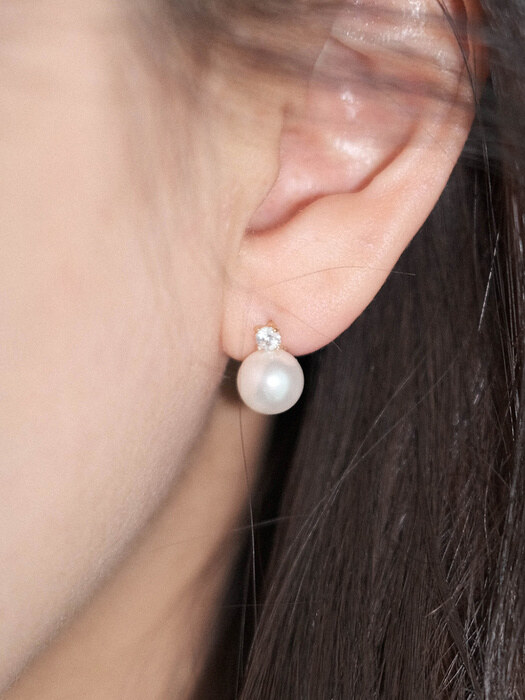 [단독]14k Cubic Pearl Earrings / 14k Seed Pearl Earrings (2종 택1)