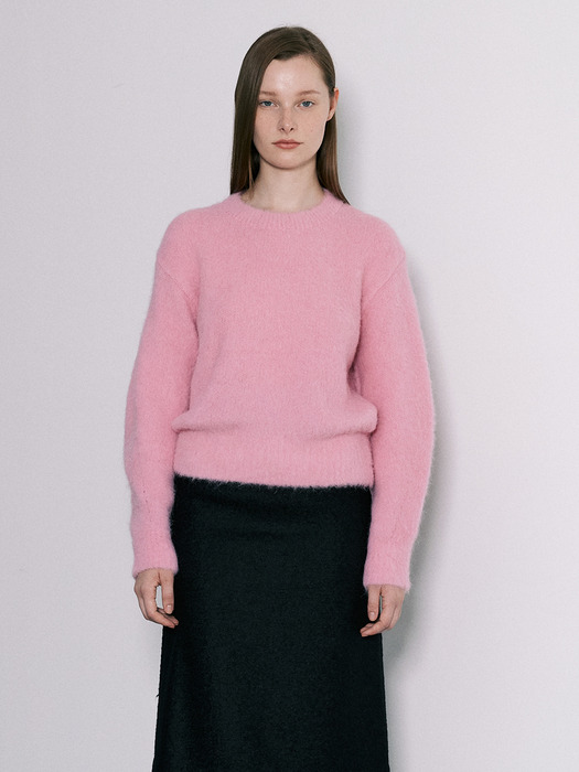 [KNIT] Hairy Volume Sleeve Pullover _ 3color