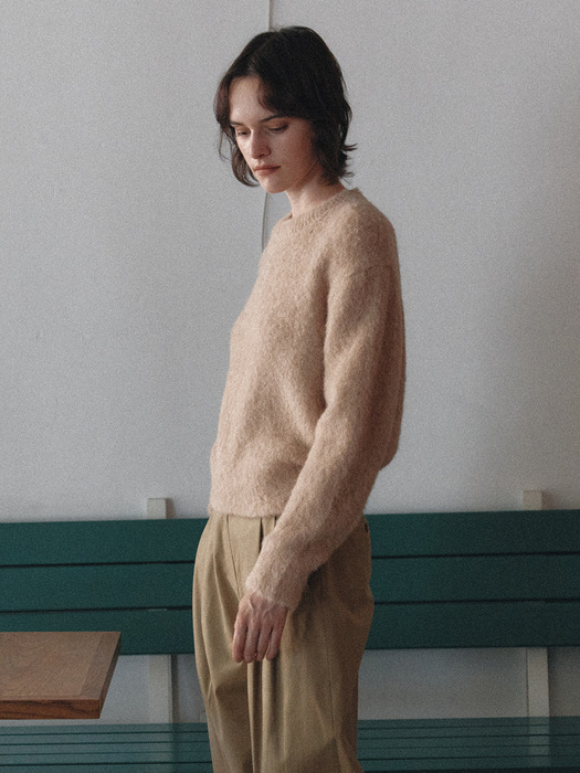 [KNIT] Hairy Volume Sleeve Pullover _ 3color