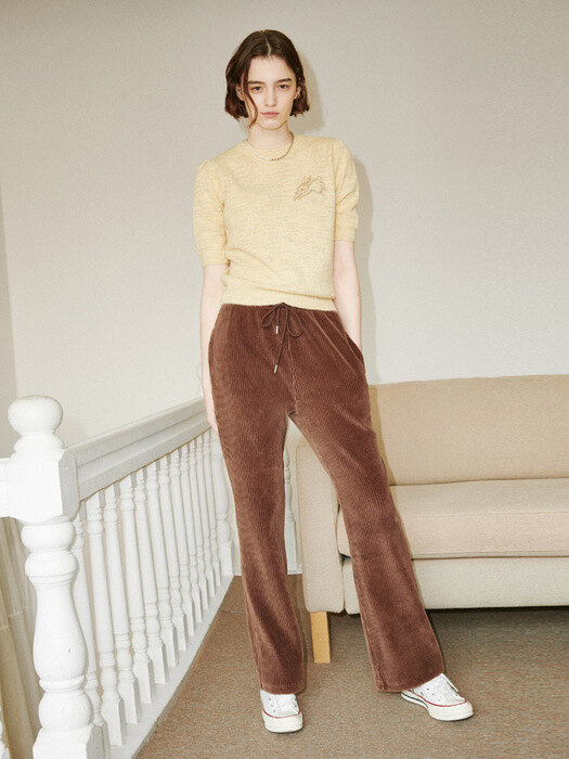 [리퍼브] CORDUROY PANTS_BROWN (EEOP3PTR01W)