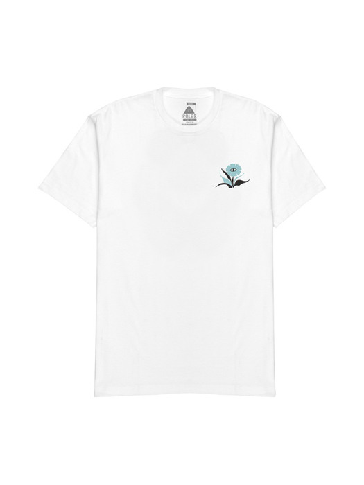 POLER FLORAL VIBES TEE WHITE