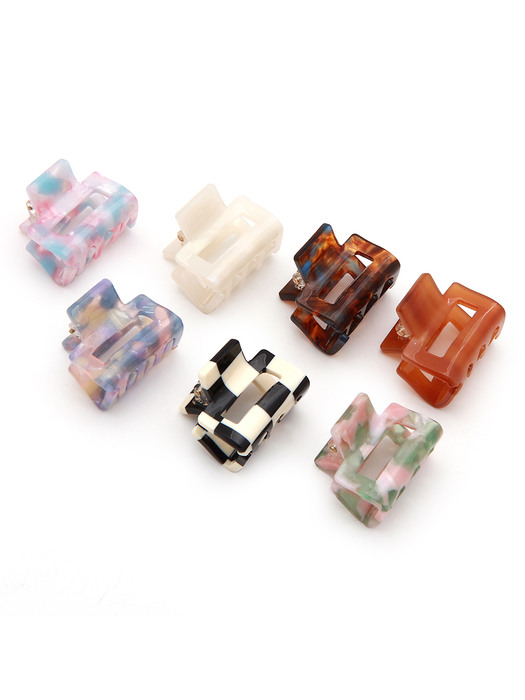 Square small Clip[7color]