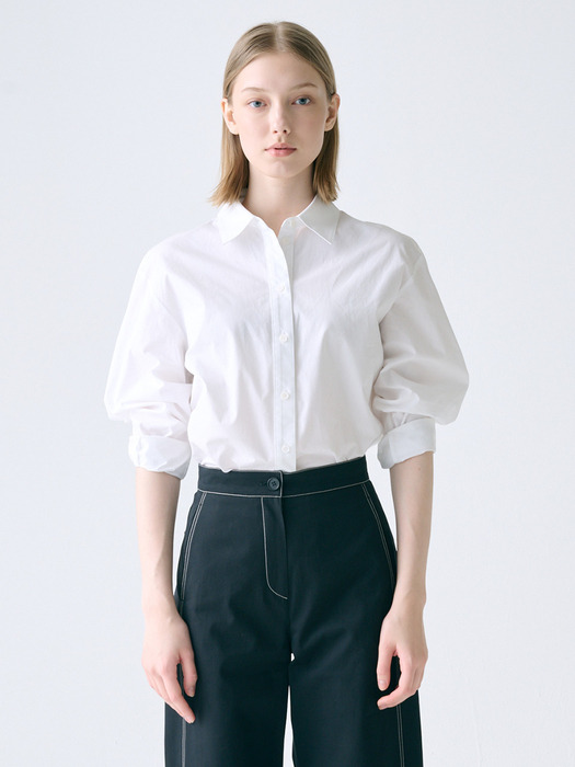 [Shirt&Blouse] Basic Cotton Shirt_3color