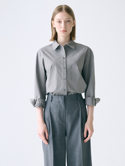 [Shirt&Blouse] Basic Cotton Shirt_3color