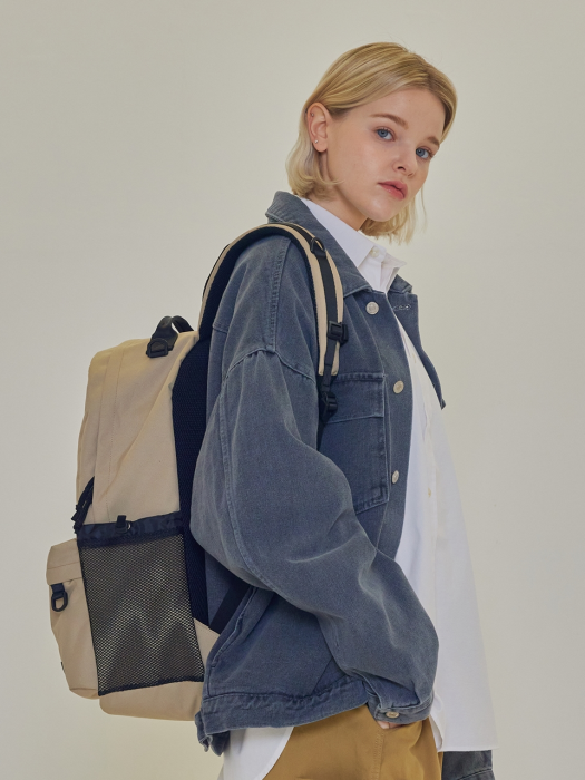 CB DRAW DAILY BACKPACK (BEIGE)