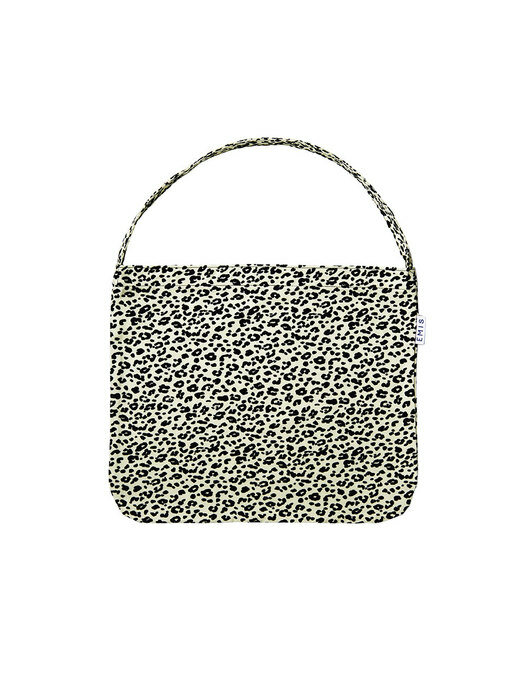 22Y LEOPARD CORDUROY ECO BAG-IVORY