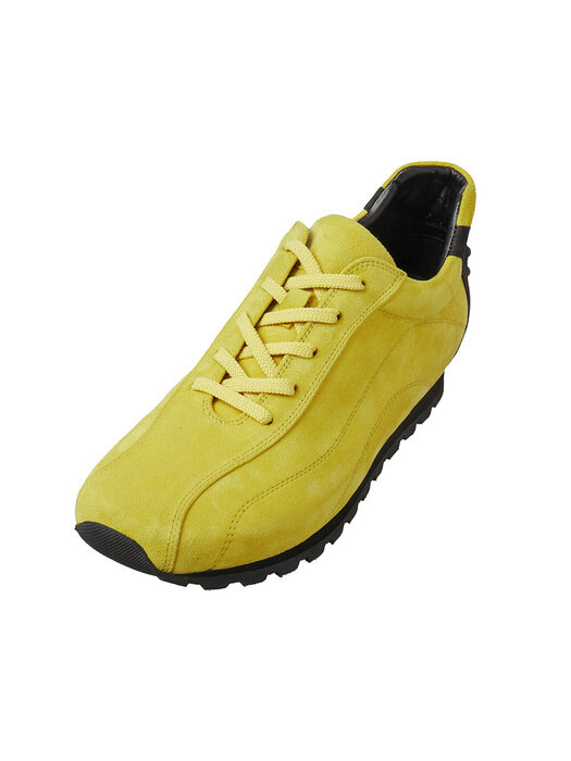 SUEDE NIM TRAINERS, YELLOW