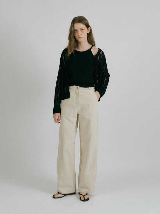 ROUNDING WIDE PANTS (2COLOR)