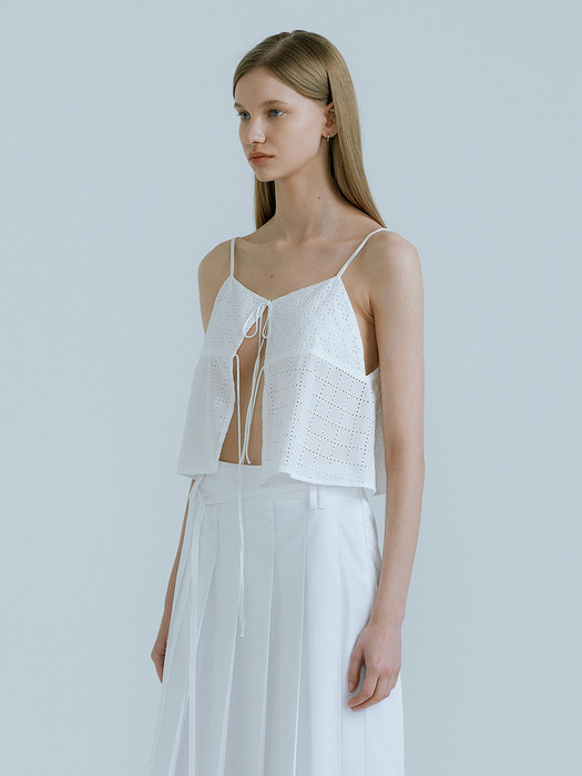23SS_OEF Summer Mini Top (White)